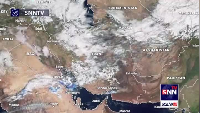 تصاویر ماهواره‌ای شرایط جوی چند ساعت اخیر کشور | ویدیو 