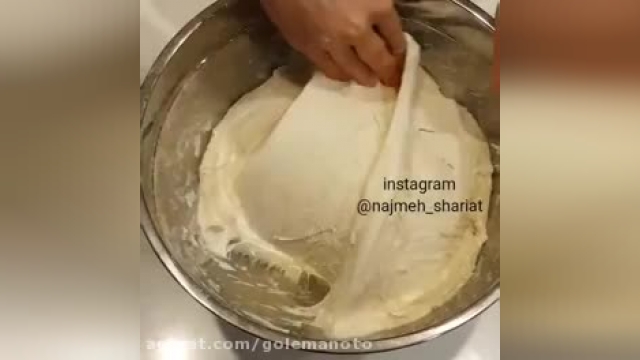طرز ساده  فولد کردن خمیر نان ترش