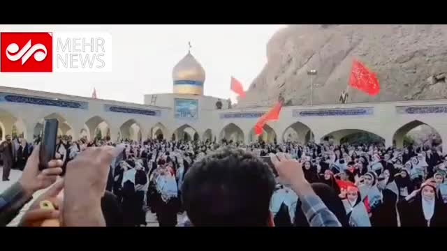 سرود سلام فرمانده در داراب اجرا شد | 1000 دهه نودی ها داراب
