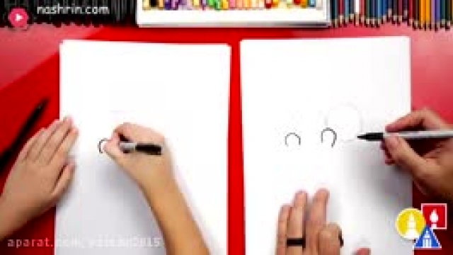 آموزش نقاشی ساده  کودکانه