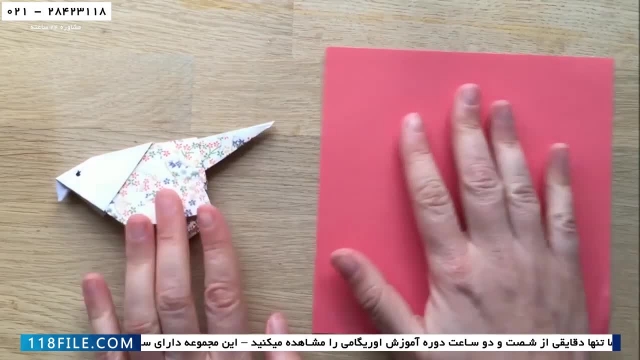 آموزش اوریگامی برای کودکان-آموزش کاردستی-ساخت کاردستی پرنده