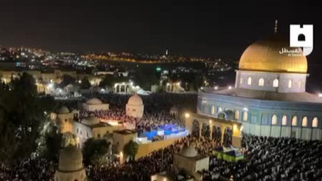 حضور 250 هزار روزه‌داره فلسطینی برای اقامه نماز در مسجد الاقصی
