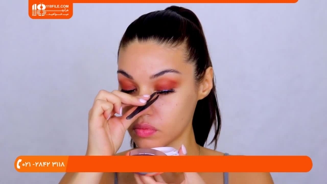 آموزش آرایش صورت|خودآرایی|میکاپ صورت|آرایش عروس(تکنیک کشیدن خط چشم)