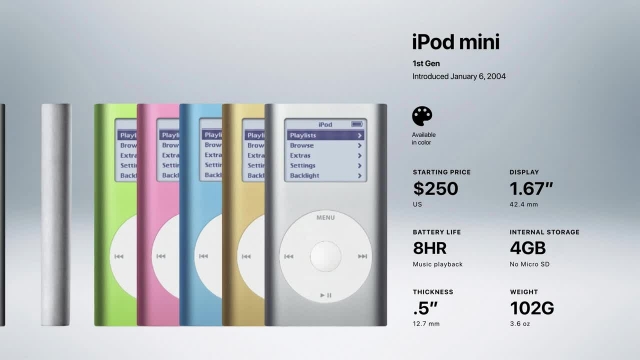 سیرتکاملی iPod