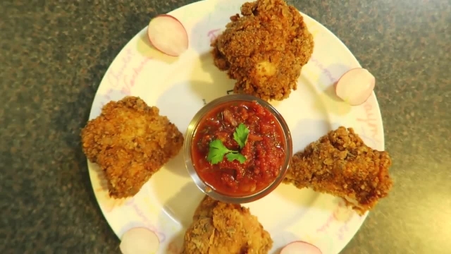آموزش تصویری آشپزی ایرانی | طرز تهیه مرغ سوخاری KFC