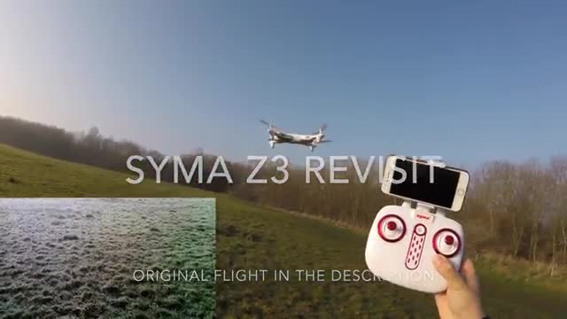 کواد کوپتر تاشو Syma Z3 با ارسال زنده تصویر/هلی شات/ایستگاه پرواز