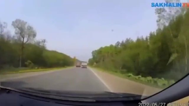 فیلم تصادف وحشتناک امروز در روسیه | برخورد همزمان 3 کامیون 
