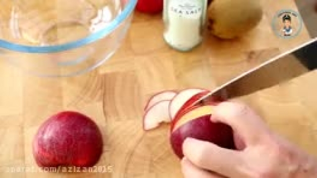 تزیین سالاد با ساده ترین ترفند با میوه