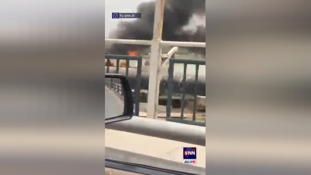 آتش سوزی رستوران ریف اهواز | فیلم