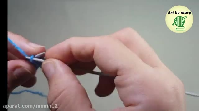 آموزش بافت به روش کشباف مدادی