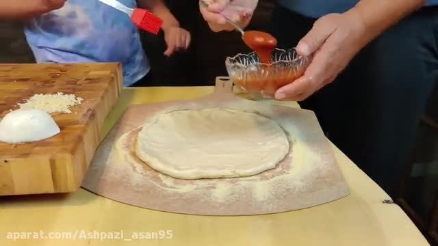 روش پخت متفاوت پیتزا خونگی 