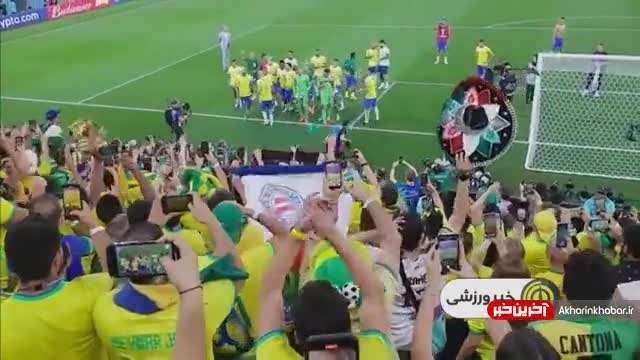 حواشی بازی برزیل و کره‌جنوبی در جام جهانی 2022 قطر | ویدیو 