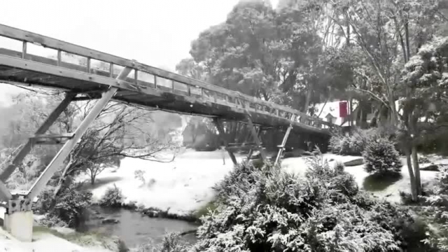 بارش برف در استرالیا | اولین روز زمستان در نیم کره جنوبی زمین 