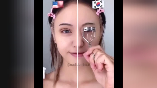 تفاوت آرایش کره ای و آمریکایی