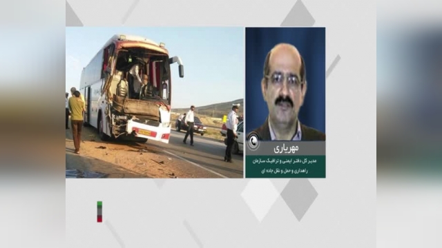  واژگونی اتوبوس در محور کوهدشت مشهد | فیلم