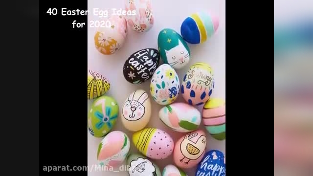 آموزش تزیین و رنگ آمیزی تخم مرغ های سفره هفت سین عید نوروز
