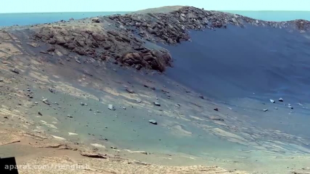 ویدیو واقعی و کوتاه از سطح کره مریخ