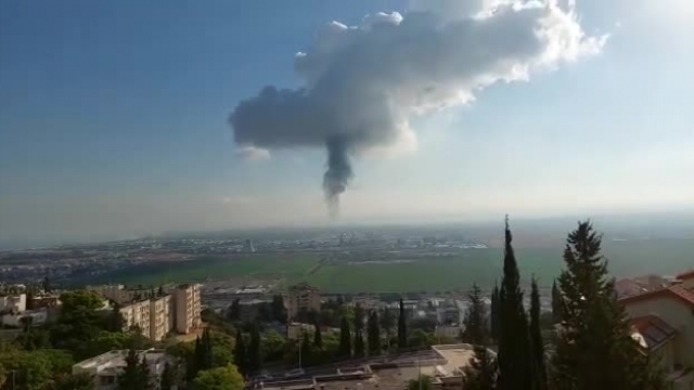 آتش‌سوزی در پالایشگاه حیفای اسرائیل | ویدیو 
