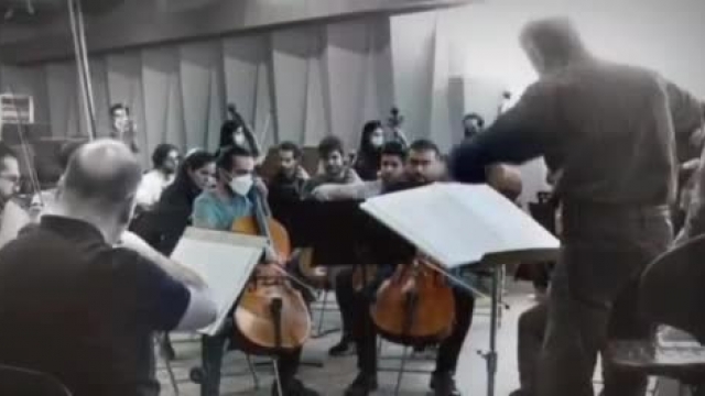 آهنگ بچه‌های کوه آلپ به رهبری مجید انتظامی | ویدیو ی تمرین ارکستر ملی