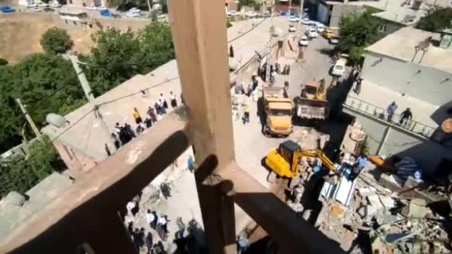 انفجار ساختمان 4 طبقه در نوسود کرمانشاه بر اثر نشت گاز | فیلم