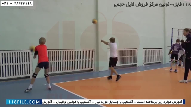 آموزش والیبال - آموزش تمرینات سرعتی در والیبال - نحوه ضربه زدن و حمله