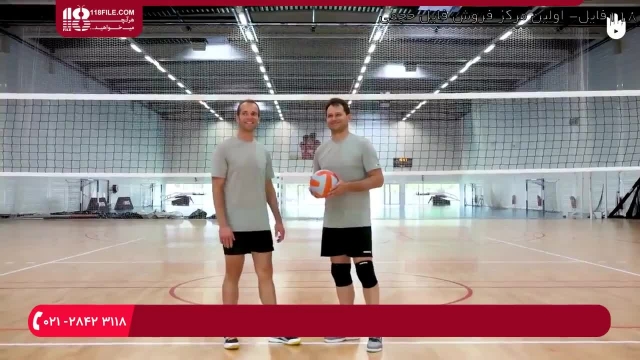 آموزش والیبال|ورزش والیبال|والیبال به کودکان ( حرکت سه گام برای ضربه )