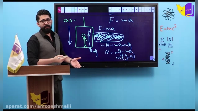 تدریس کامل فیزیک دوازدهم با استاد نصرالهی - مبحث دینامیک (کپشن بخون)