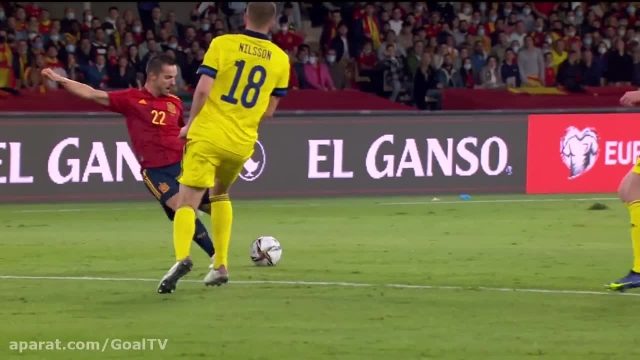 خلاصه بازی اسپانیا 1-0 سوئد