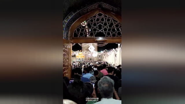 نقاره‌‏های حرم رضوی در شب عید قربان آغاز دهه ولایت را بشارت دادند | فیلم